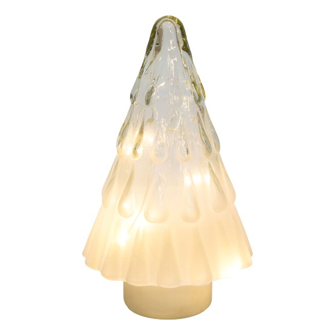 Decorative glass tree