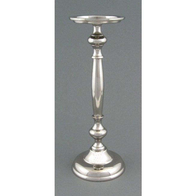 Aluminum candle holder