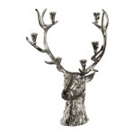 Candle Holder Deer Head 66x48x26cm
