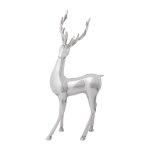 Aluminium deer 74x31x18cm