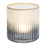 Tealight with gold ring