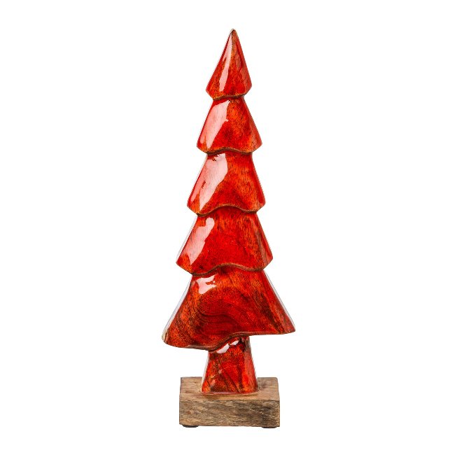 Deco fir tree made of wood