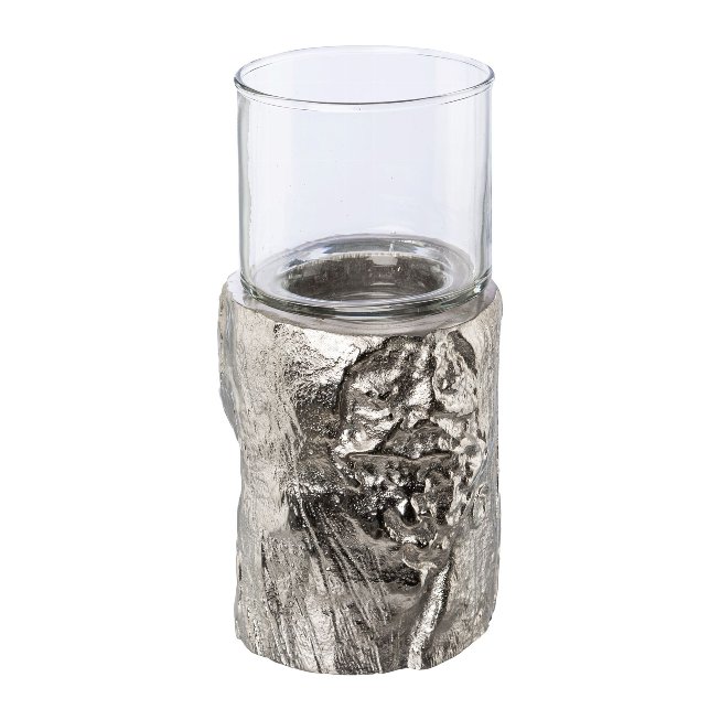 Aluminium lantern base with glass NATURALMENT