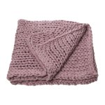 Knitted decorative blanket 127x152cm