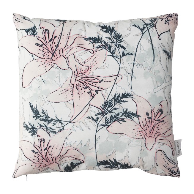 Cushion with flowers