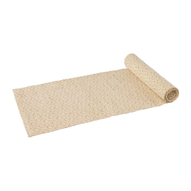 Tischläufer Jute Baumwoll Stoff auf Rolle