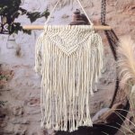 Macrame cotton hanger
