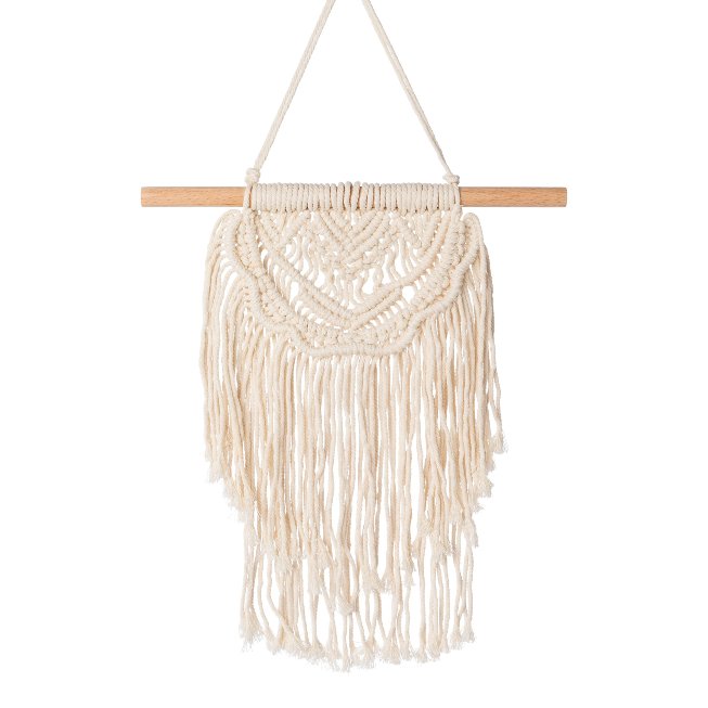 Macrame cotton hanger