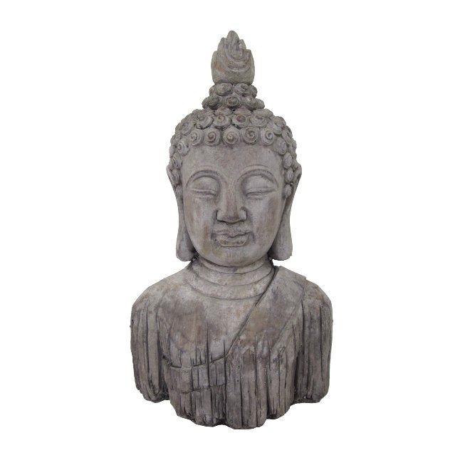 Buddha Kopf aus Zement