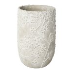 Keramik Vase mit Blumenmuster