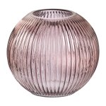 Glass ball vase