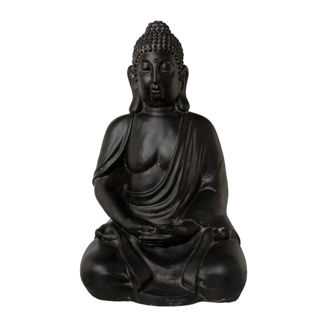 Buddha sitting fibreclay