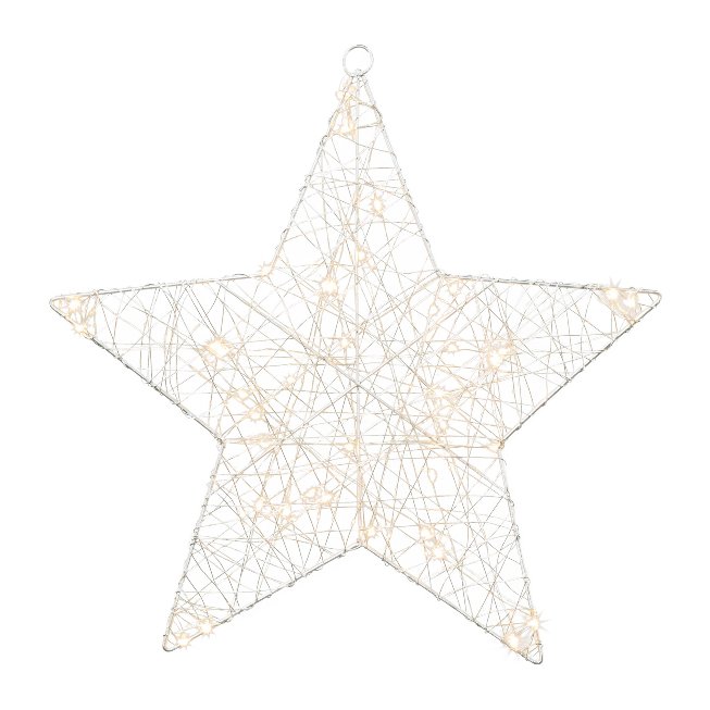 Wire star with 30 LED