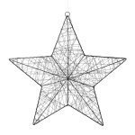 Wire star with 30 LED