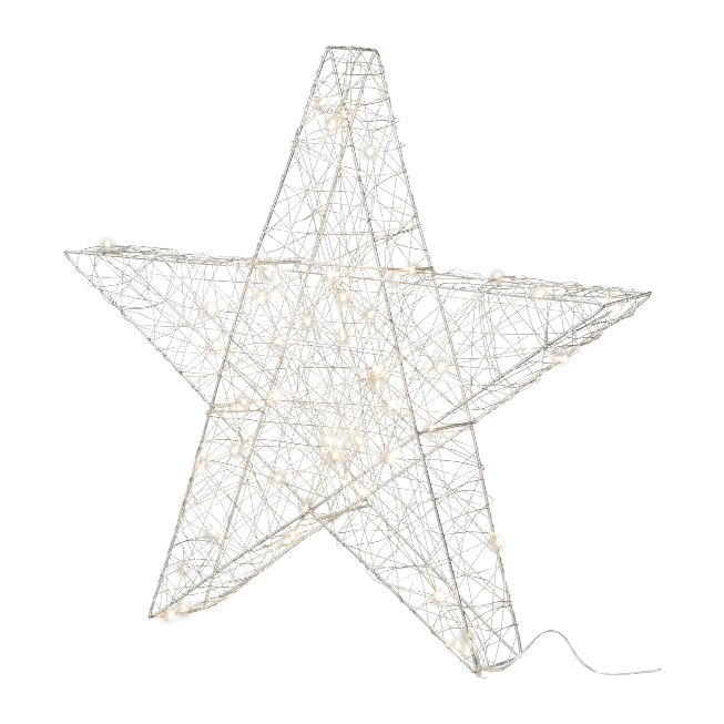 Wire star 3D w. 40 LED