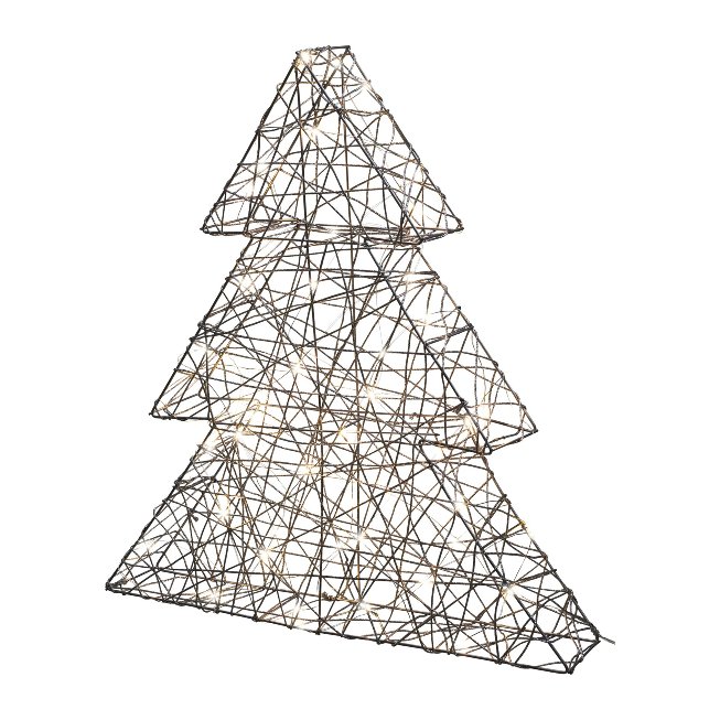 Draht Baum 3D m.50LED 50x46x8cm