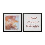 Decorative picture LOVE 25x25x2,5cm