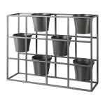 Room divider with planters