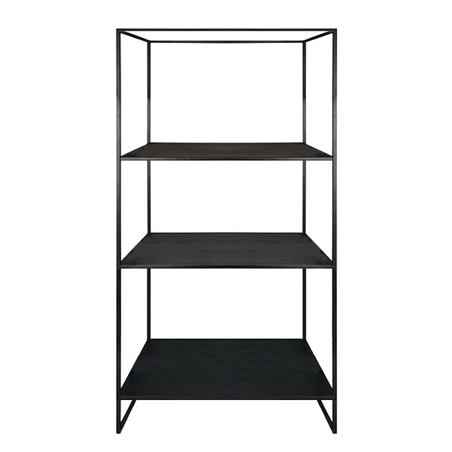 Metal shelf w.3 shelves
