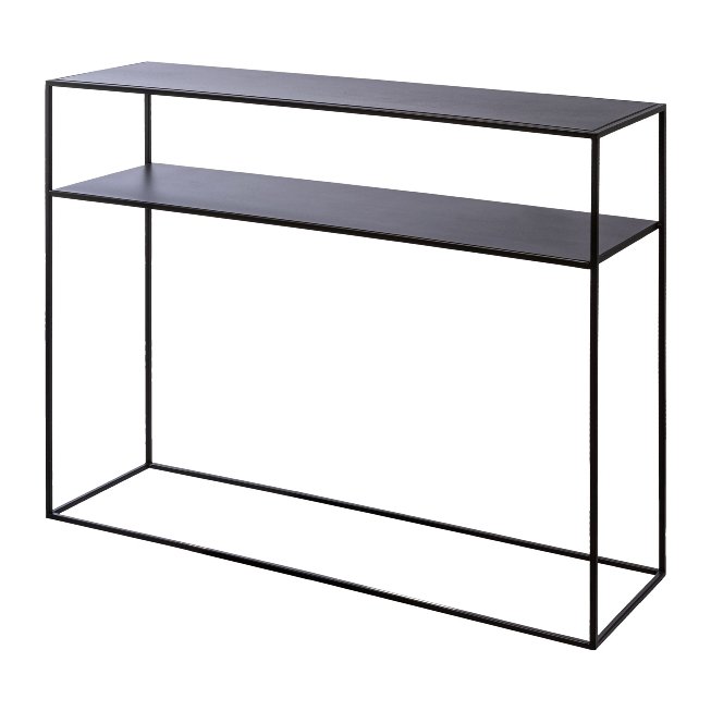 Console table 2 layers metal