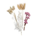 Artificial flower dried flowers mix deco material in bag