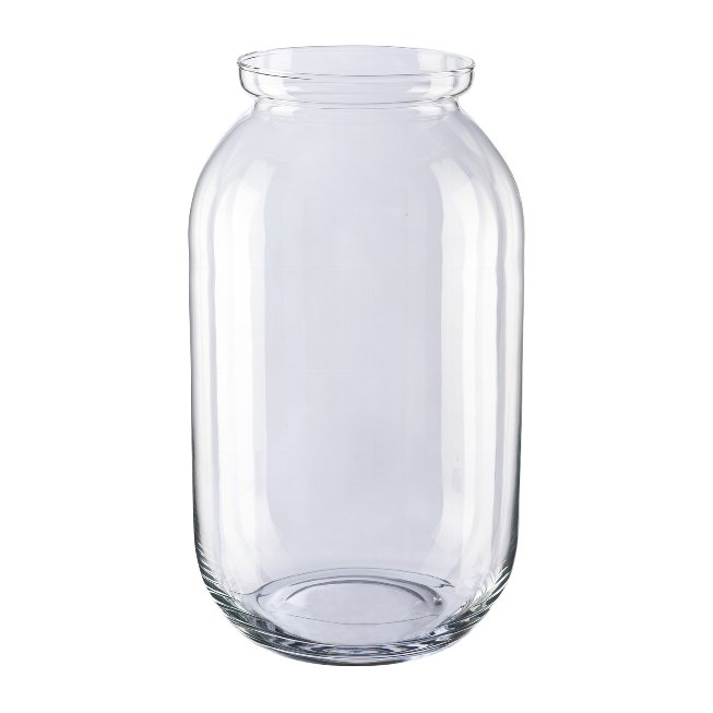 Glas Vase JARRA, 23x23x41cm,