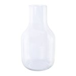 Glass Vase bulbous, 42x24cm