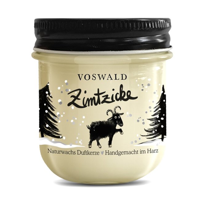 Voswald Scented Candles Zimtzicke, 150g Contents